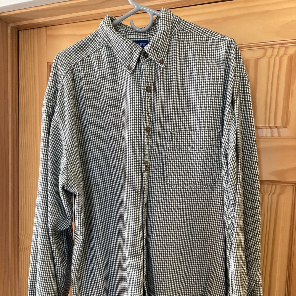 J Crew men’s flannel shirt XL